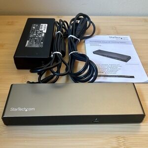 StarTech Laptop Docking Station TB3DK2DHV Thunderbolt 3 Dual 4K + Power Supply